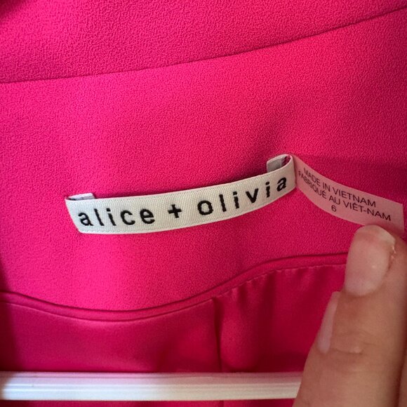 Alice + Olivia Denny Notch-Collar Boyfriend Blazer - Picture 2 of 3